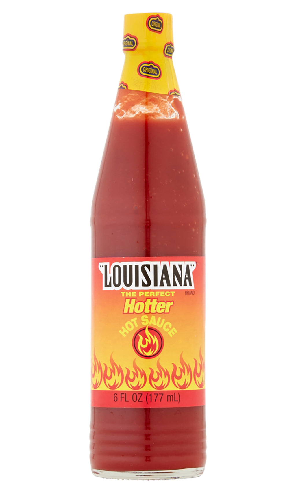 The Original Louisiana Hotter Hot Sauce, 6 OZ
