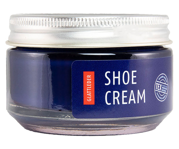 Shoeboy's Shoe Cream Polish, Blue - Nourishes, Protects & Freshens Color for High Quality Smooth Leathers - 50 ML Glass Jar - Trustables