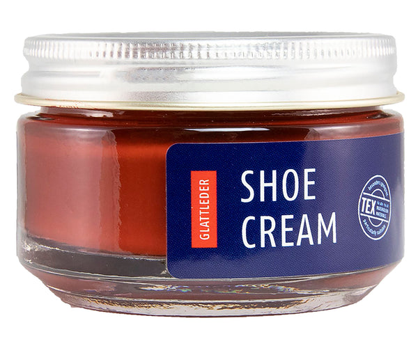 Shoeboy's Shoe Cream Polish, Brick - Nourishes, Protects & Freshens Color for High Quality Smooth Leathers - 50 ML Glass Jar - Trustables