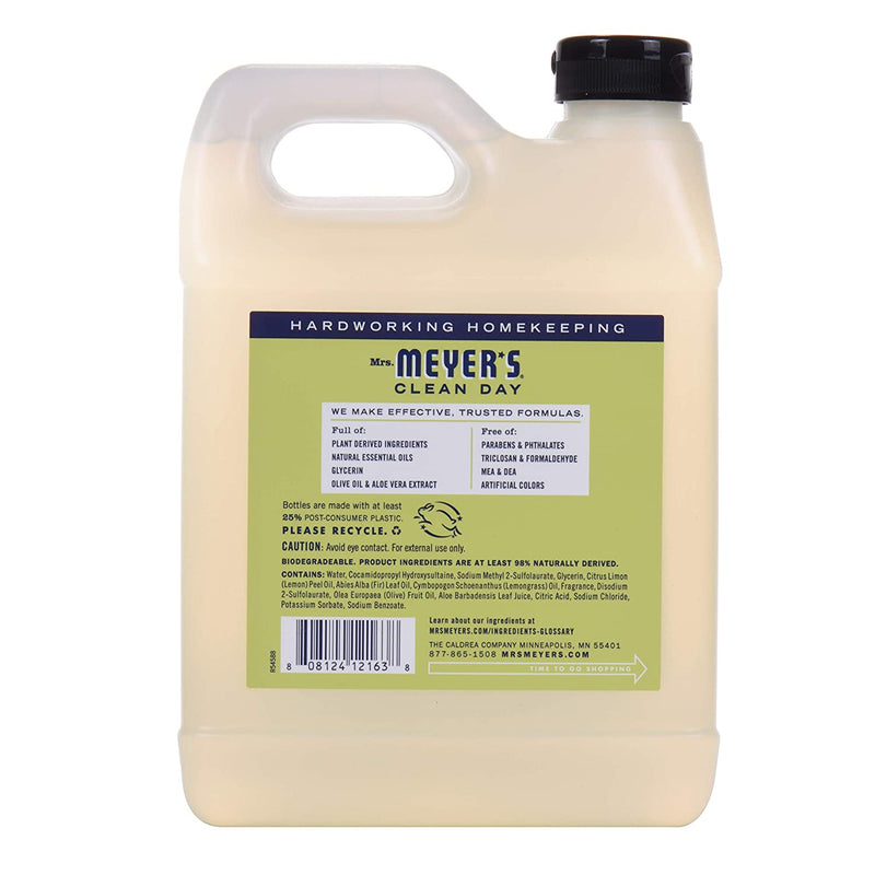 Mrs. Meyer's Liquid Hand Soap Refill Variety Pack, 1 Lemon Verbena, 1 Basil , 2 CT - Trustables