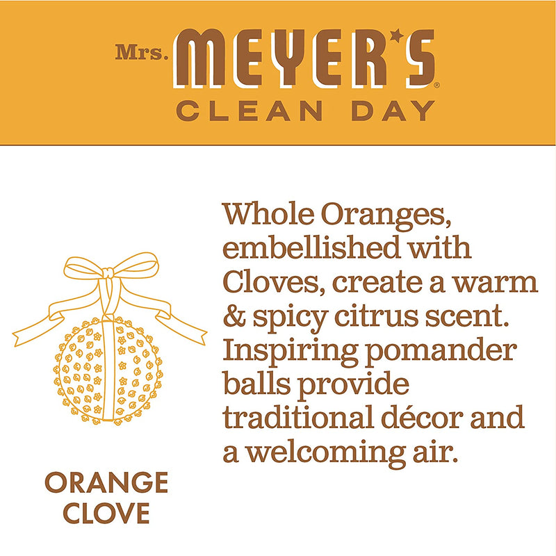 Mrs. Meyer's Liquid Hand Soap Orange Clove 12.5 OZ - Trustables