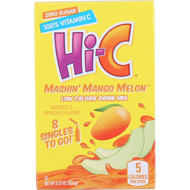 Hi-C Mashin’ Mango Melon Sugar Free Drink Mix