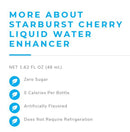 Starburst Liquid Water Enhancer, Cherry, 1 CT - Trustables