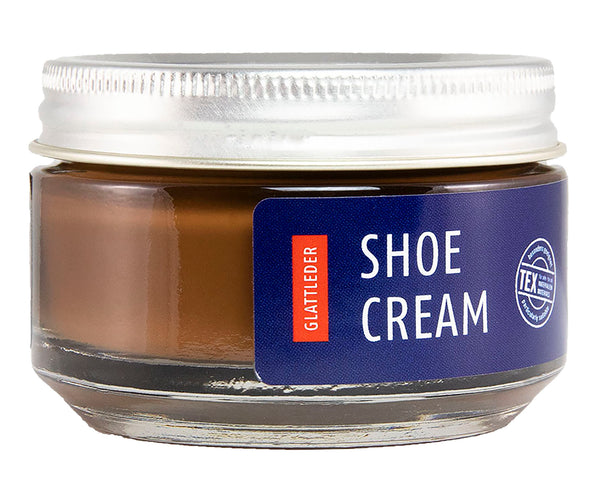 Shoeboy's Shoe Cream Polish, Golden Brown - Nourishes, Protects & Freshens Color for High Quality Smooth Leathers - 50 ML Glass Jar - Trustables
