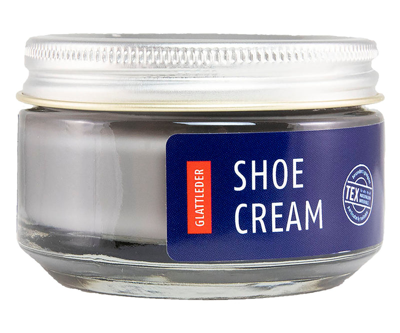 Shoeboy's Shoe Cream Polish, Grey - Nourishes, Protects & Freshens Color for High Quality Smooth Leathers - 50 ML Glass Jar - Trustables