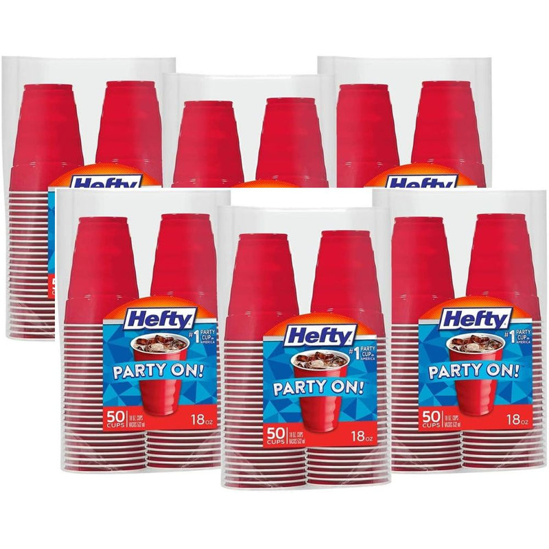 Hefty Easy Grip 18oz Cold Cups 50-Count Package