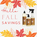 Mrs. Meyer's Apple Cider Kitchen Set Dish Soap, Hand Soap, Multi-Surface Cleaner, Apple Cider, 1 CT