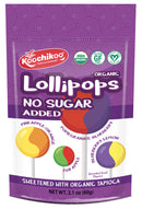 Koochikoo Sugar Free Organic Lollipop Pouch, 10 Count - Trustables