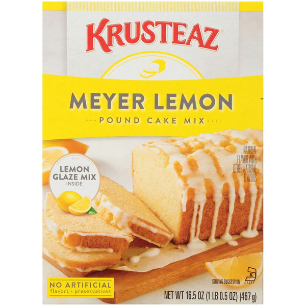 Krusteaz Meyer Lemon Pound Cake, Meyer Lemon Pound Cake, lemon pound cake