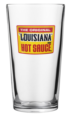 The Original Louisiana Hot Sauce Pint Glasses, 1 CT