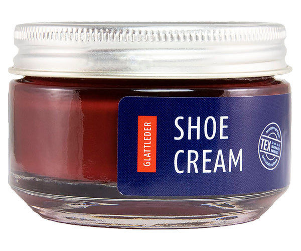 Shoeboy's Shoe Cream Polish, Mahogany - Nourishes, Protects & Freshens Color for High Quality Smooth Leathers - 50 ML Glass Jar - Trustables