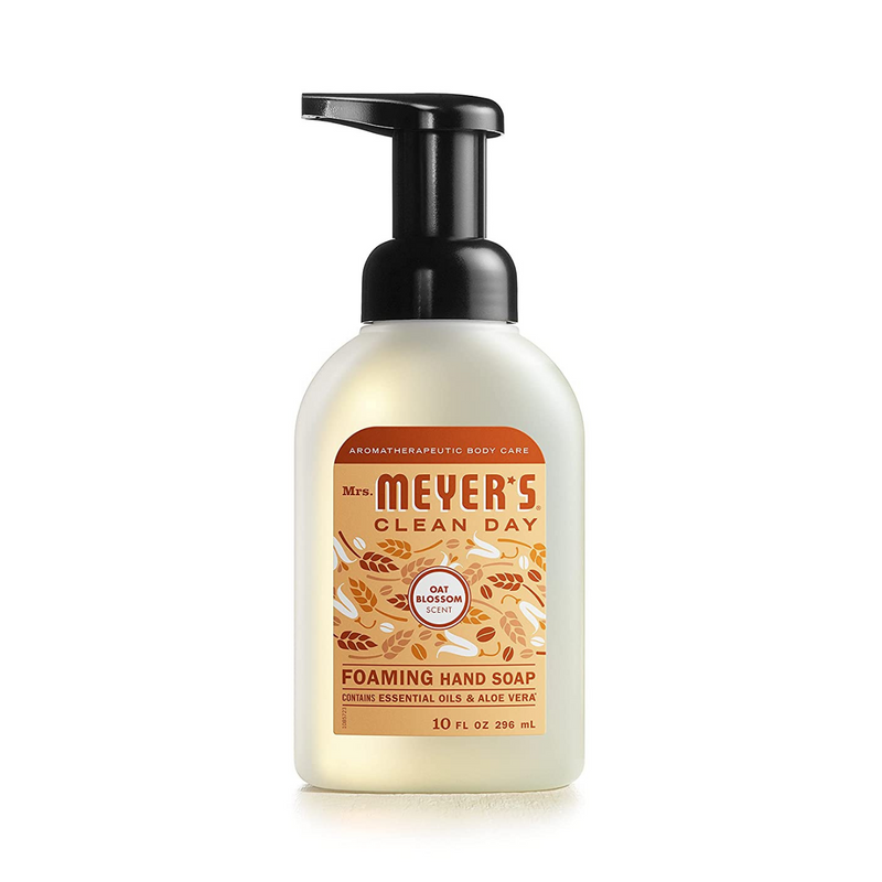 Mrs. Meyer's  Foaming Hand Soap, Oat Blossom, 10 Ounce - Trustables