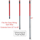 O-Cedar EasyWring telescoping Replacement Handle 