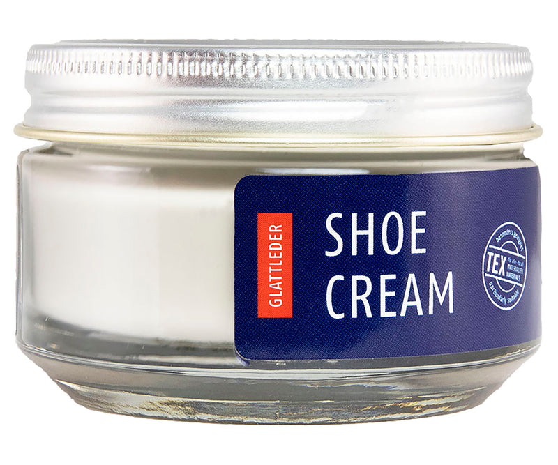 Shoeboy's Shoe Cream Polish, Off White - Nourishes, Protects & Freshens Color for High Quality Smooth Leathers - 50 ML Glass Jar - Trustables