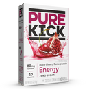 Pure Kick Energy Singles To Go Drink Mix, Black Cherry Pomegranate , 6 CT