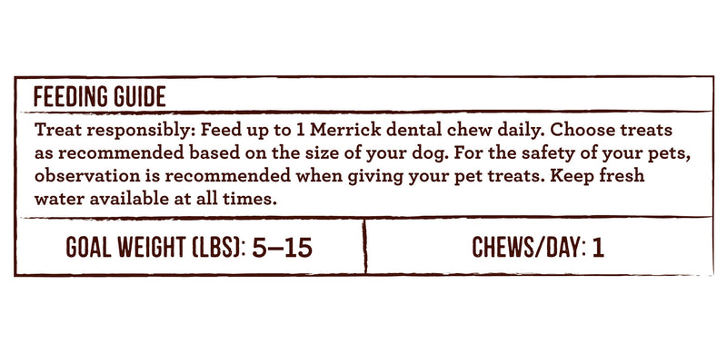 Merrick Fresh Kisses Coconut + Botanical Oils Dental Dog Treats For Extra Small Dogs, 78 Brushes, 24 OZ - Trustables