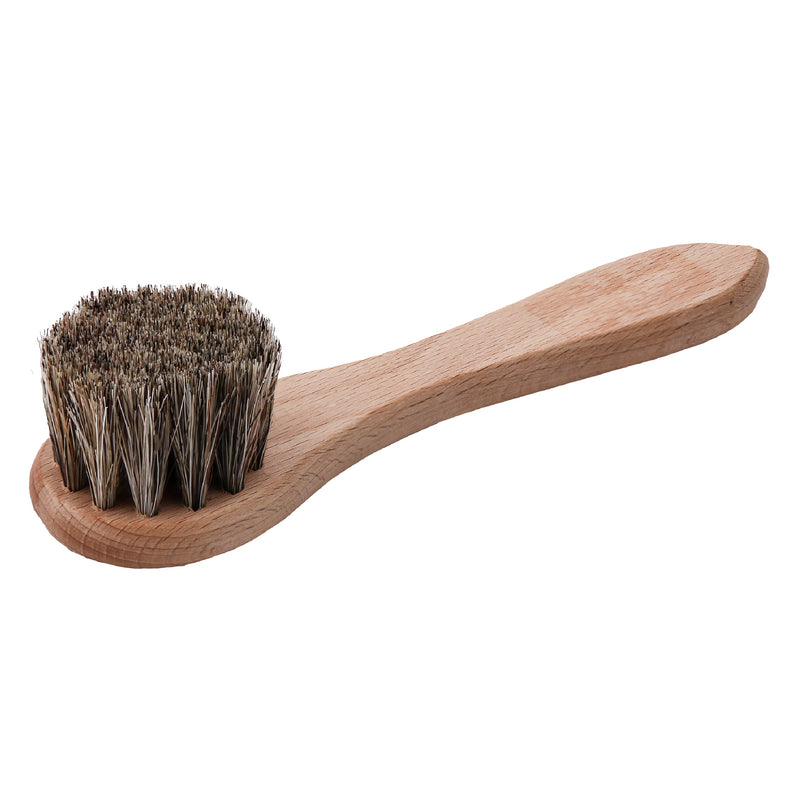 Shoeboy's Application Wood Brush, Light - Made with Real Horsehair - Trustables
