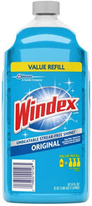 Windex Glass and Window Cleaner Refill, Original Blue, 67.6 OZ - Trustables