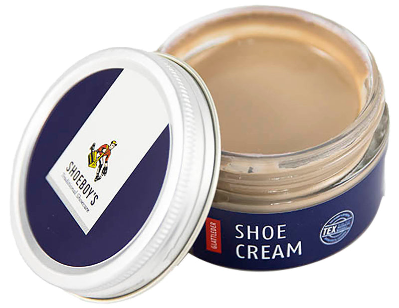 Shoeboy's Shoe Cream Polish, Sinai - Nourishes, Protects & Freshens Color for High Quality Smooth Leathers - 50 ML Glass Jar - Trustables