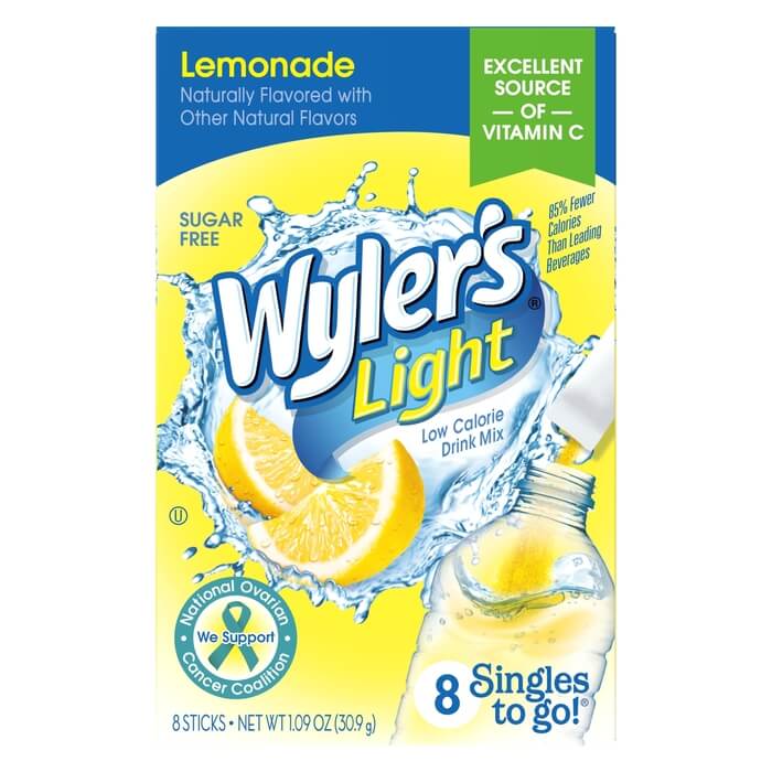 Wyler's Light Lemonade Singles To Go Drink Mix, 8 CT