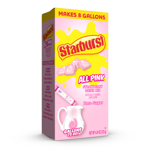 Starburst Strawberry Drink Mix, 1.55 OZ, 8 CT