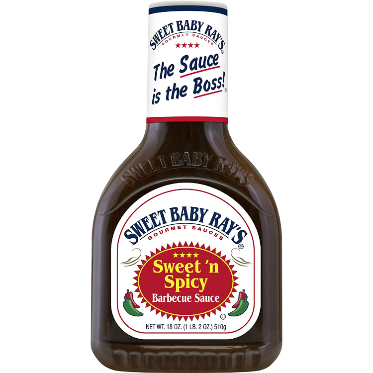 Sweet and spicy BBQ sauce, sweet N spicy BBQ sauce, Sweet baby ray's sweet n spicy barbeque sauce