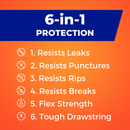 Hefty Ultra Strong Large Trash Bags 6 in 1 protection