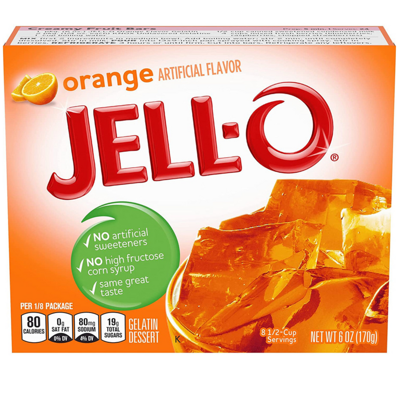 Jell-O Gelatin Dessert Orange , 6 OZ