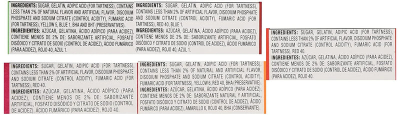 Jell-O Gelatin Dessert Variety Pack, 1 Orange, 1 Cherry, 1 Lime, 1 Strawberry, 1 Raspberry, 5 CT, 6 OZ - Trustables