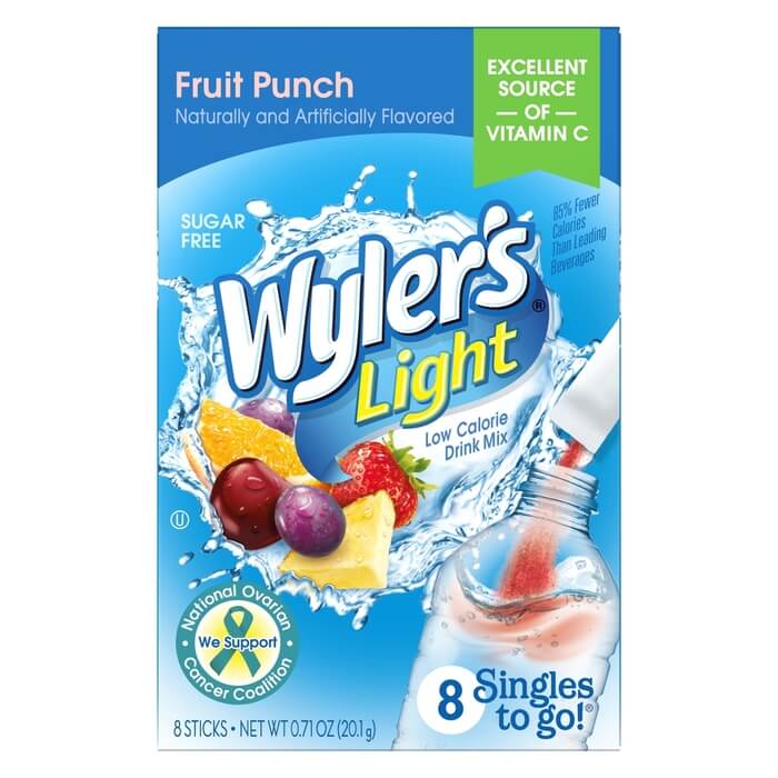 Wyler's Light Fruit Punch Singles To Go Drink Mix, 8 CT