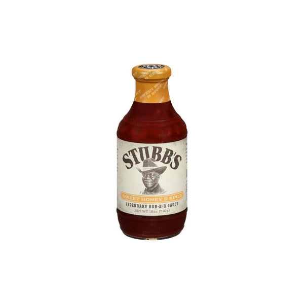 Stubb's Sweet Honey & Spice Legendary BBQ Sauce, 18 OZ - Trustables