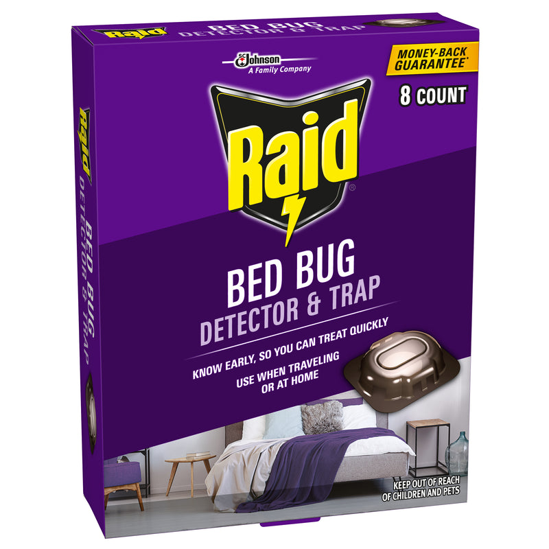 Raid Bed Bug Detector & Trap, 8 ct - Trustables