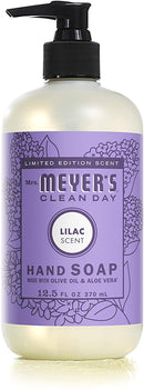 Mrs. Meyer's Spring Hand Soap Variety Pack, 1 Lilac, 1 Peony, 1 Mint , 3 CT - Trustables