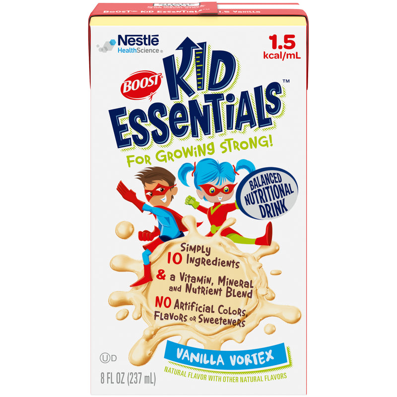 Boost Kid Essentials 1.5 Balanced Nutritional Drink, Vanilla Vortex, 8 FL OZ - Trustables