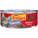 Friskies Shreds With Beef in Gravy Wet Cat Food, 5.5 OZ - Trustables