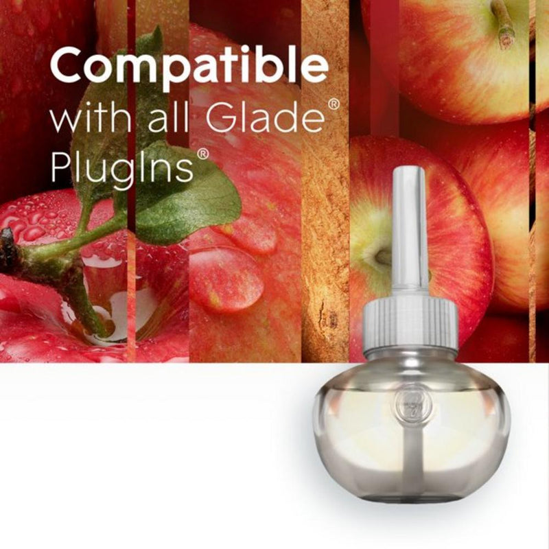 Glade PlugIns Refills Apple Cinnamon 1.34 FL OZ, 2 CT - Trustables