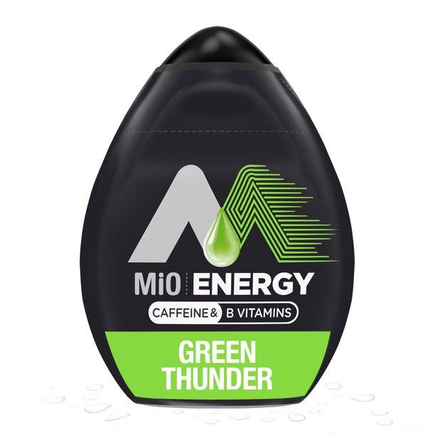 Mio Energy Liquid Water Enhancer, Green Thunder, 1.62 OZ - Trustables