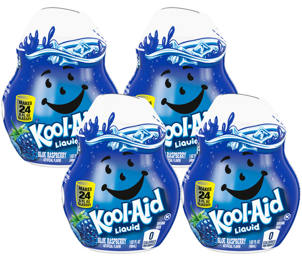 Kool-Aid Drink Mix, Blue Raspberry, Liquid - 1.62 fl oz