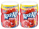 Kool-Aid Sweetened Cherry Powdered Drink Mix, Caffeine Free, 19 oz Jar (Pack-2) - Trustables