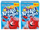 Kool Aid Singles Tropical Punch Powdered Drink Mix, 12 ct - .55 oz Packets (Pack-2) - Trustables