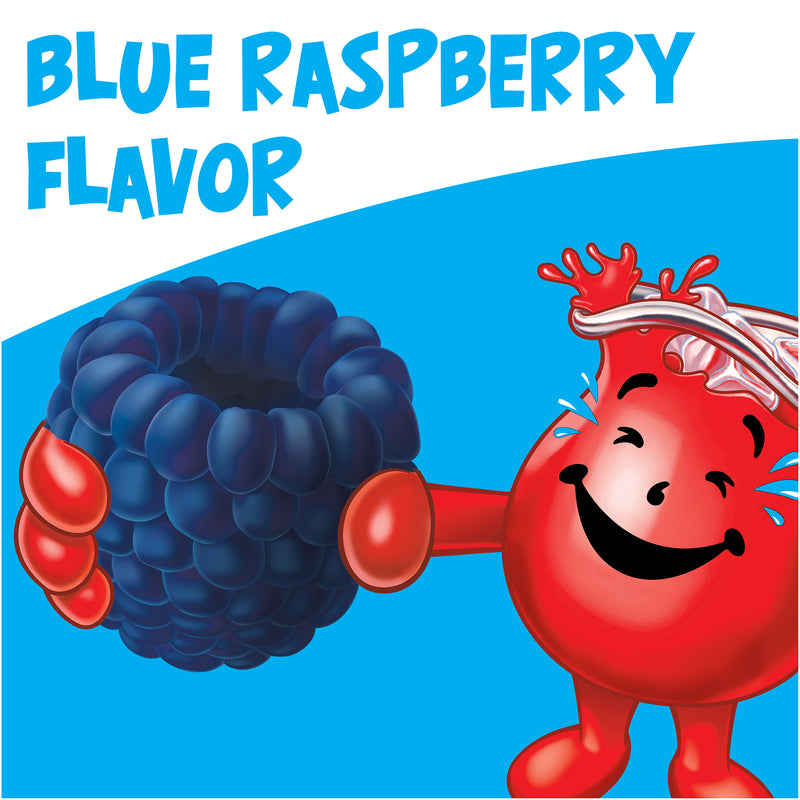 Kool-Aid Blue Raspberry Liquid Drink Mix, Caffeine Free, 1.62 fl oz Bottle (Pack-4) - Trustables