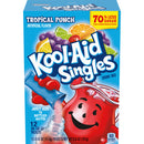 Kool Aid Singles Tropical Punch Powdered Drink Mix, 12 ct - .55 oz Packets (Pack-2) - Trustables