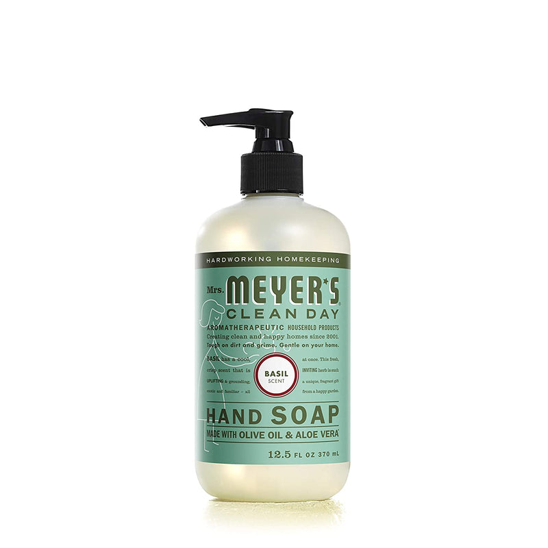Mrs Meyers Basil Scented Liquid Hand Soap