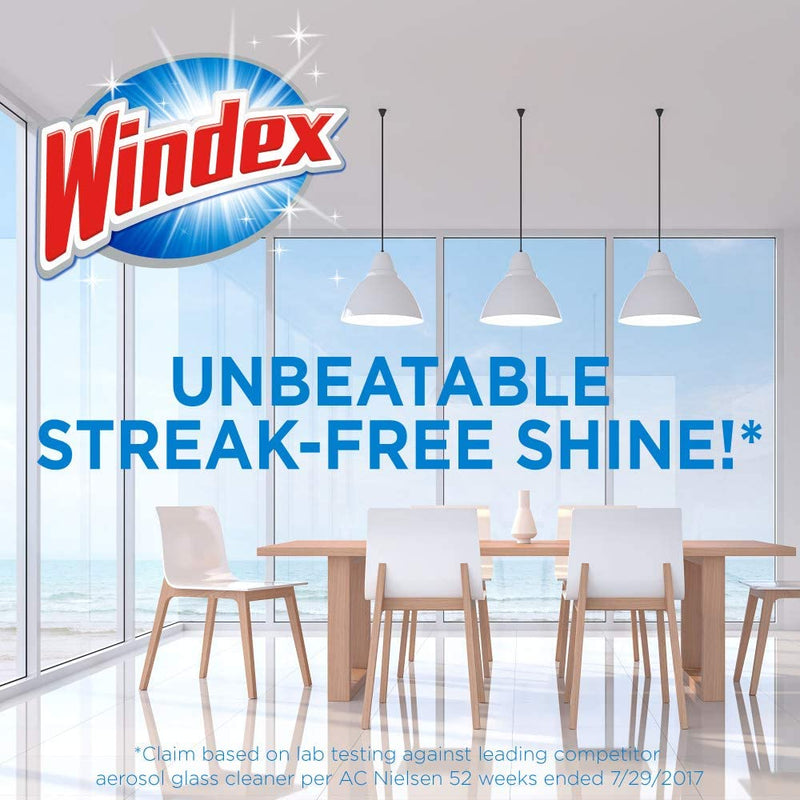 Windex Glass and Window Cleaner Refill, Original Blue, 67.6 OZ - Trustables