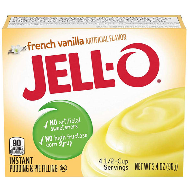Jell-O French Vanilla Pudding , 3.4 OZ - Trustables