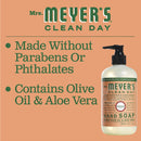 Mrs. Meyer's Clean Day Liquid Hand Soap, Geranium Scent, 12.5 ounce bottle - Trustables