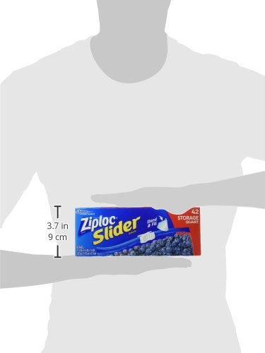 Ziploc Slider Quart Storage Bag Value Pack, 42 CT - Trustables
