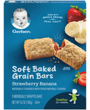 Gerber Fruit & Cereal Bars, Strawberry Banana, 5.5 OZ - Trustables