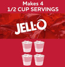 Jell-O Sugar Free Gelatin, Cherry, 0.3 OZ - Trustables