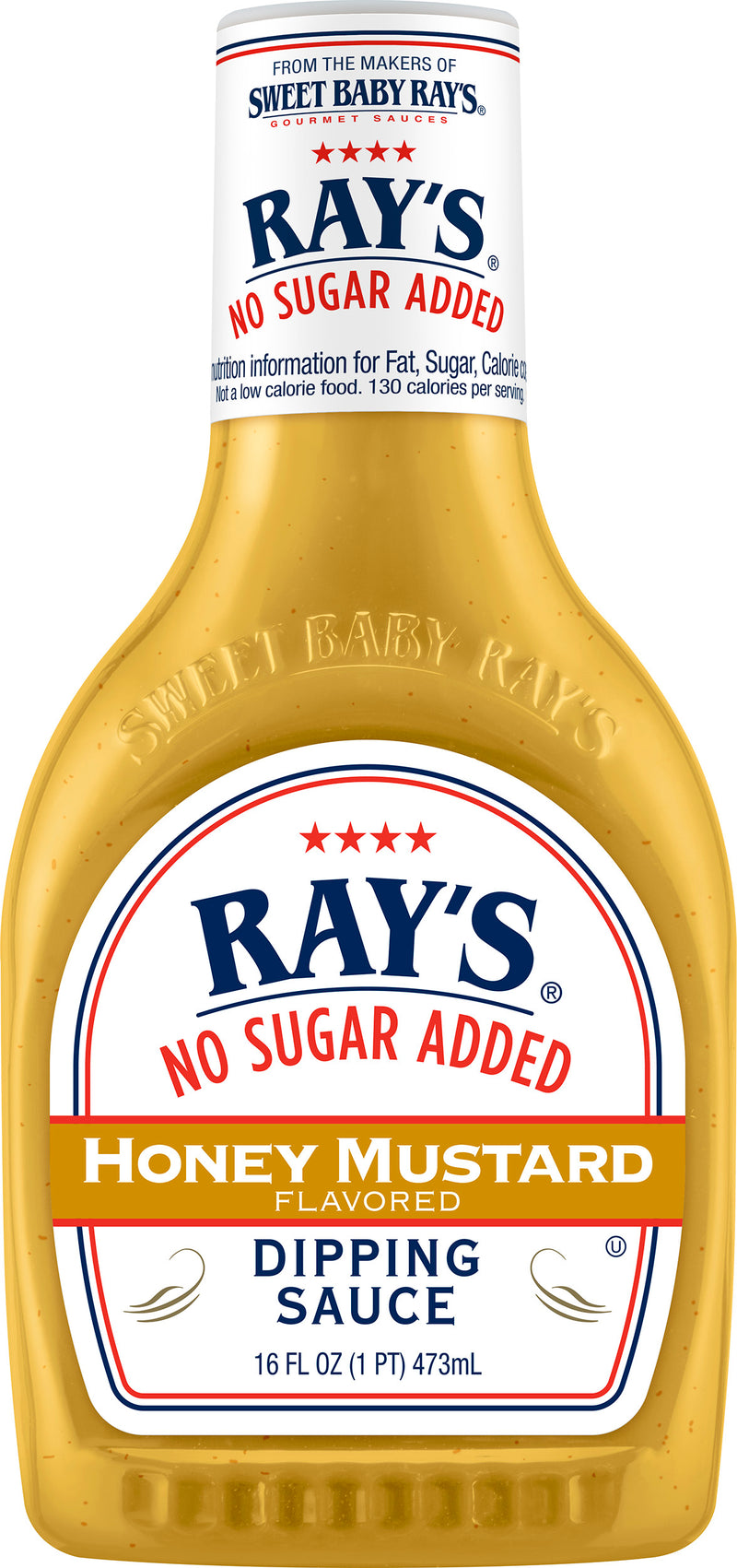 Rays No Sugar Added Honey Mustard Flavored Dipping Sauce, 16 Ounce - Trustables